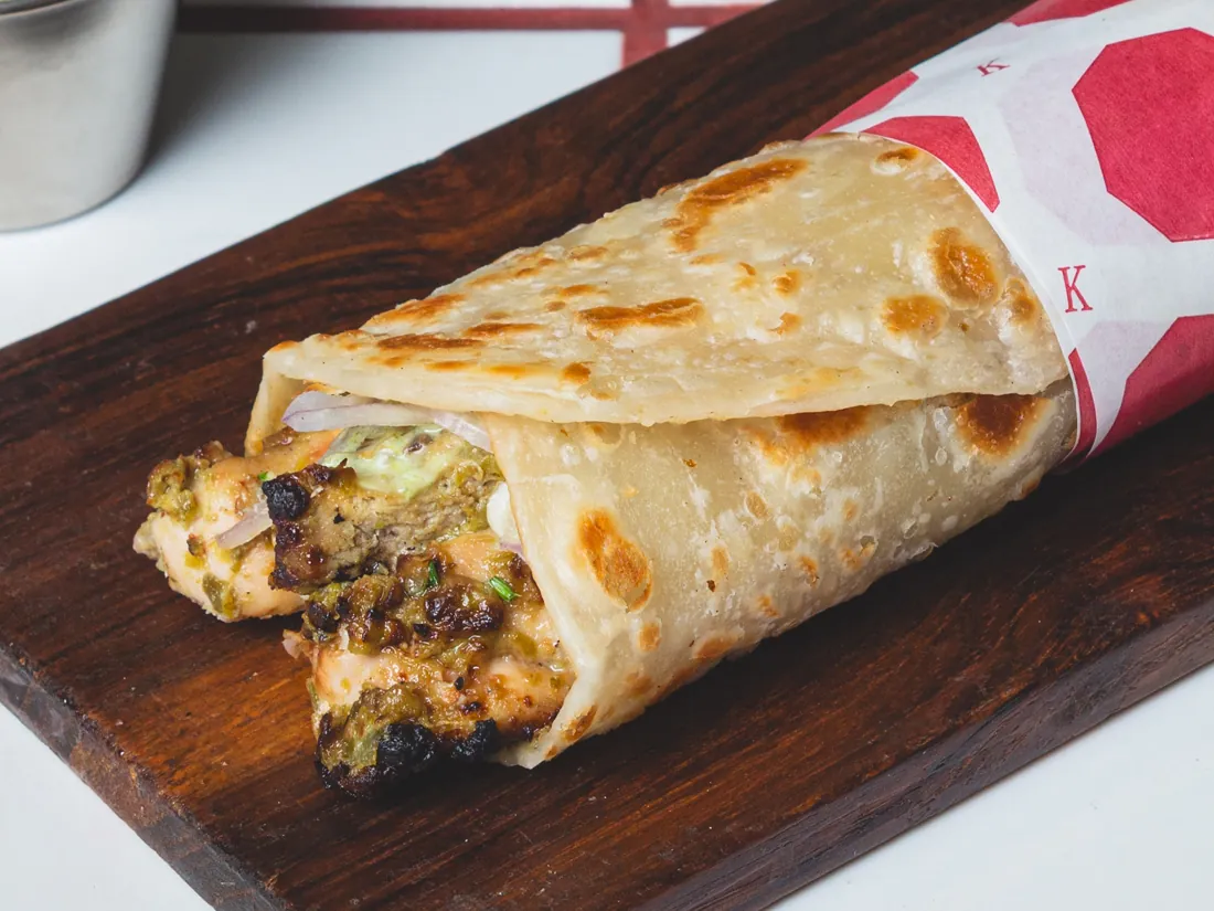 Andhra Chicken Roll