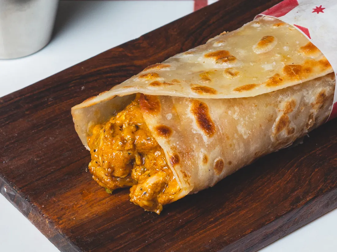 Bhuna Chicken Roll