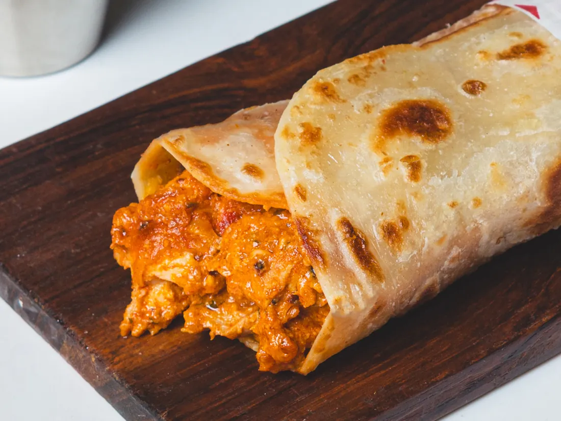 The Ultimate Butter Chicken Roll